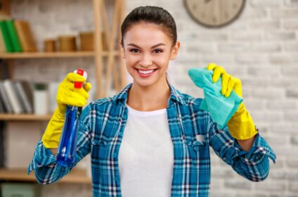 Concept for home cleaning services