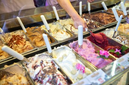 Variety of ice cream