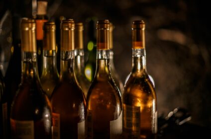 Wine bottles